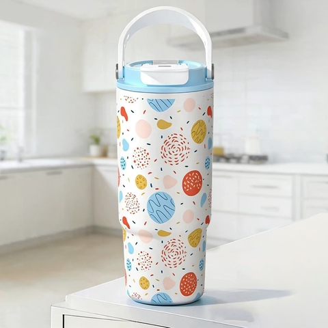 Bình giữ nhiệt Van Gogh inox 316 phủ gốm 880ml