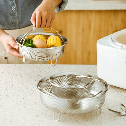 Xửng hấp inox Kaiyo có quai xách