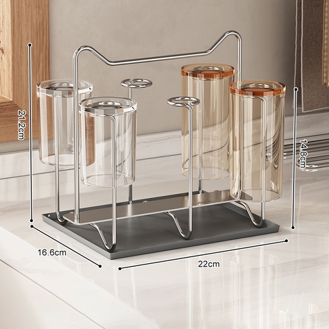 Giá úp cốc inox 304 -3363
