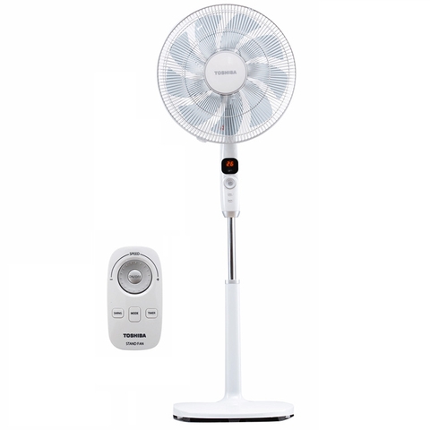 Quạt đứng Toshiba 9 cánh DC inventer LSD10W có điều khiển