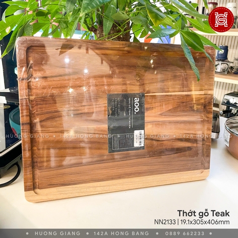 Thớt rãnh gỗ Teak