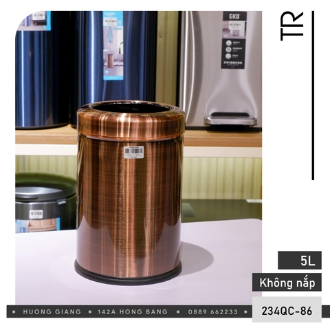 Thùng rác không nắp TR 5L 205D đồng