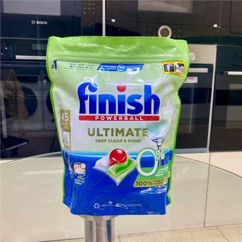 Viên rửa bát hữu cơ Finish Ultimate Eco 0% 45 viên