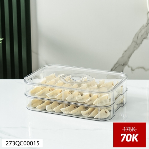 Hộp đựng thực phẩm 2 tầng 8075-2
