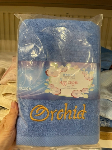 Khăn tắm Orchirds 50x100