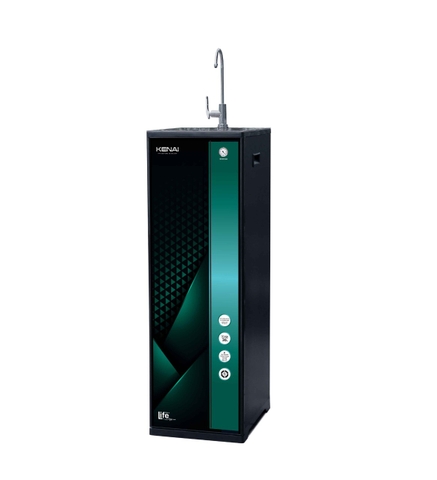 Máy lọc nước RO KENAI 10 cấp lọc, 4 cốc lọc thô, đồng hồ