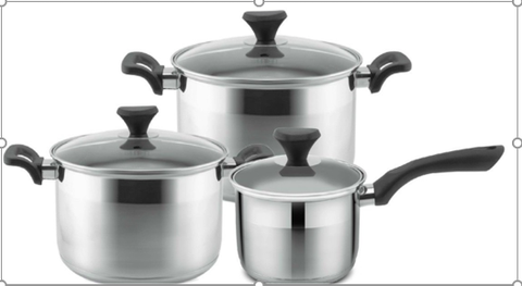 Bộ nồi Inox Famco  6104FC