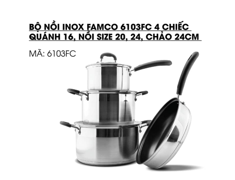 BỘ NỒI FAMCO 6103FC