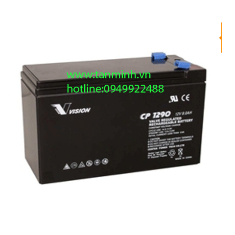 Ắc quy Vision 12V 9Ah, CP1290