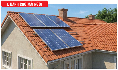 Lắp đặt hệ thống solar dành cho mái ngói