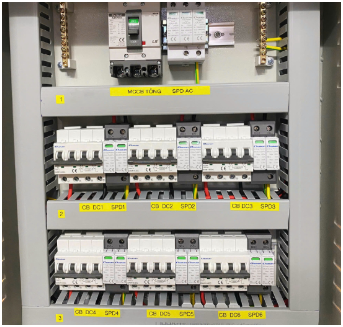 TỦ ĐIỆN HYBRID 3 PHA 380V CÔNG SUẤT 50Kw ( 6 string )