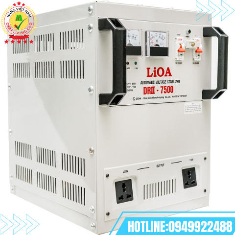 Ổn áp LiOA 1 pha 7,5kVA DRI-7500II