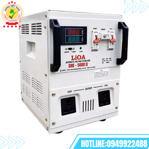 ỔN ÁP LIOA 1 PHA 5KVA DRI-5000II