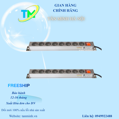 Ổ cắm PDU Hàn Quốc 8 Lỗ