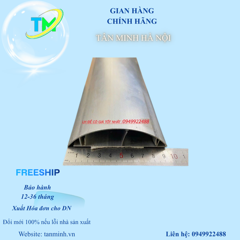 Ghen bán nguyệt nhôm D100 (100x25mm)