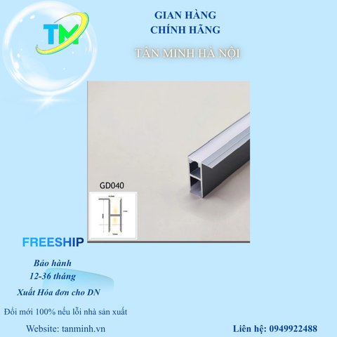 Thanh nhôm LED Mã GD040