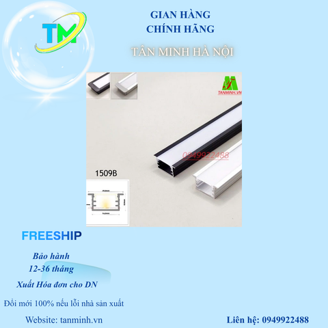 Thanh nhôm led Mã 1509B