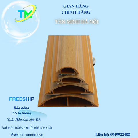 Nẹp bán nguyệt họa tiết vân gỗ