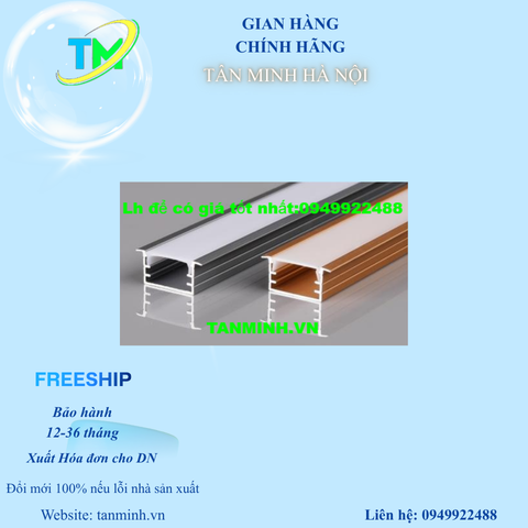 Thanh Nhôm Led Định Hình - Mã WTAL038