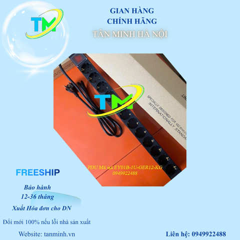 Thanh nguồn PDU mã EY01B-1U-GER12-KG