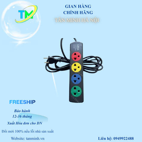 Ổ CẮM ĐIỆN LIOA  4 CHẤU CHỊU NHIỆT CHỐNG CHÁY 4TN3.3.5