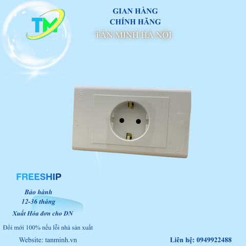 Ổ cắm LiOA  2 chấu mã E18SCK