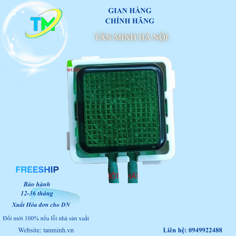 HẠT ĐÈN BÁO XANH CÓ DÂY CHỜ E18NGN MÀU XANH ĐỎ