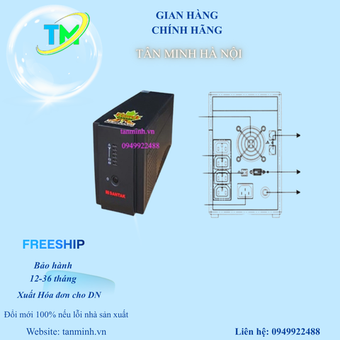 Bộ lưu điện santak Blazer 2000EH