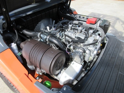 Xe nâng 2,5 tấn càng gật gù lốp kép model: 02-8FD25