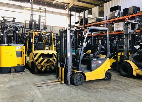 Xe Nâng Điện Cũ Komatsu 1.5 Tấn Đời 2017 | Hàng Nhập Nhật, Giao Tại Hà Nội – Bắc Giang