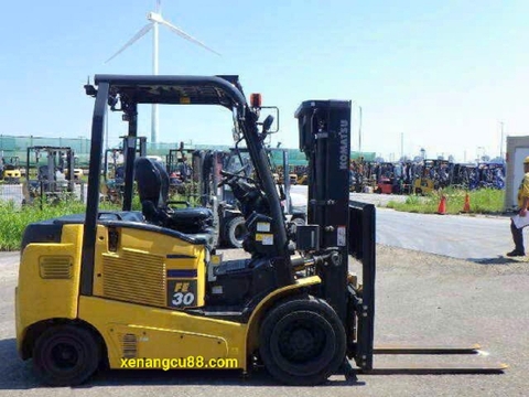 Xe Nâng Điện Komatsu 3 tấn sản xuất 2020