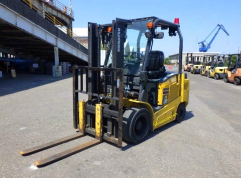 Xe Nâng Điện Komatsu 3 tấn sản xuất 2020