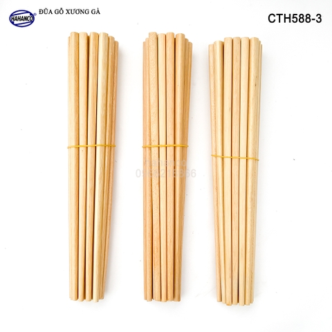 Combo 30 đôi Đũa xương gà, phù hợp cho các quán ăn, nhà hàng - CTH588-3