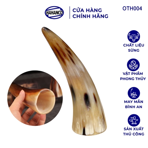 Chóp sừng bò Châu Phi - vật phẩm phong thủy- giàu sang/phú quý - OTH004 - HAHANCO