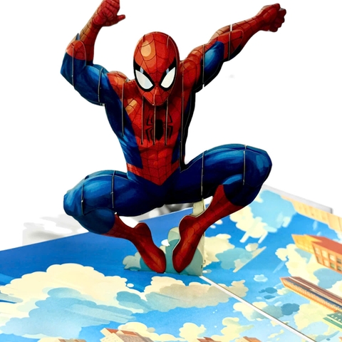 Spiderman Hero Pop Up Greeting Card