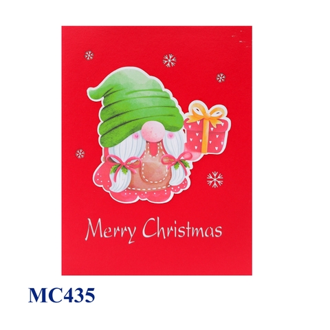 Noel Gnome Pop Up Card