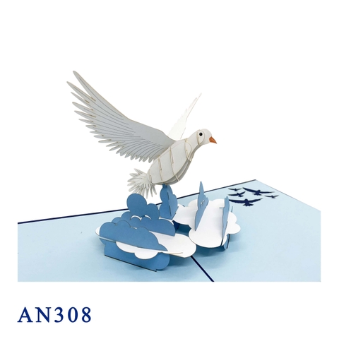 Dove Pop Up Card