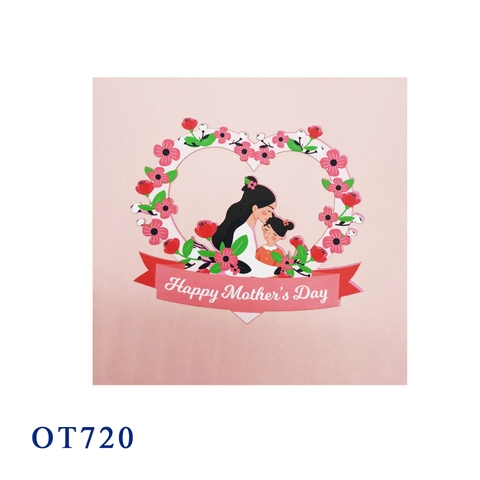 Mother and Daughter Pop Up Card