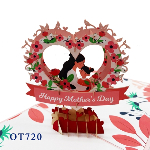 Mother and Daughter Pop Up Card