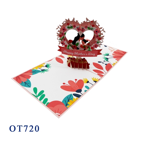 Mother and Daughter Pop Up Card