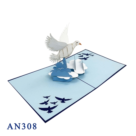 Dove Pop Up Card
