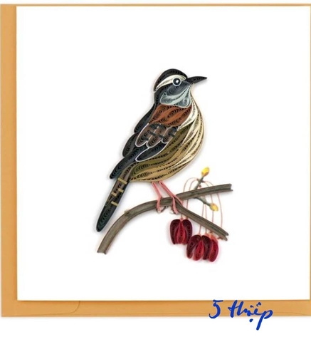 Bird Quilling Card