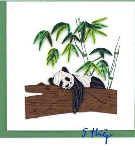 Panda Quilling Card
