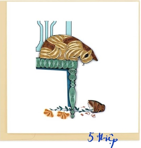 Cat Quilling Card