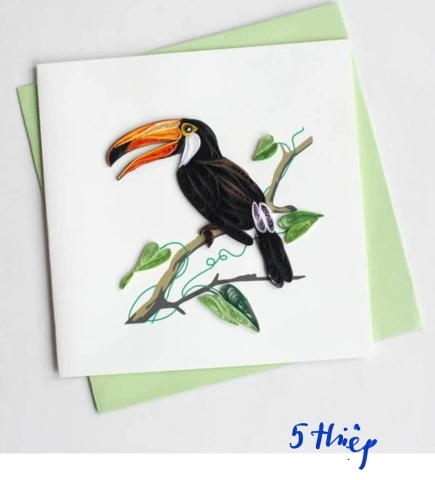 Bird Quilling Card