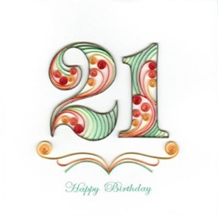 Anniversary Birthday Quilling Card