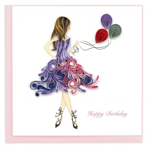 My Girl Happy Birthday Quilling Card