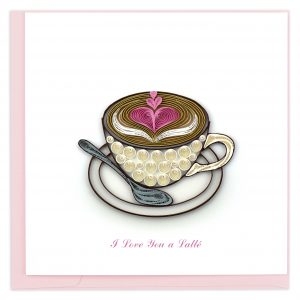 Coffee Quilling Card