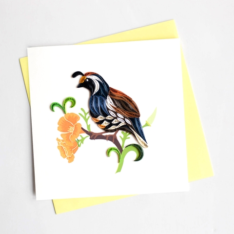 Bird Quilling Card