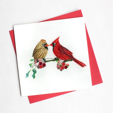Bird Quilling Card